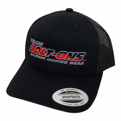 Team Bolt-Ons Trucker Hat Curved Bill / Red EMB - Team Bolt-Ons
