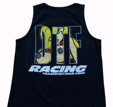 Team Bolt-ons DTF Jesse Black Tank Top - Team Bolt-Ons